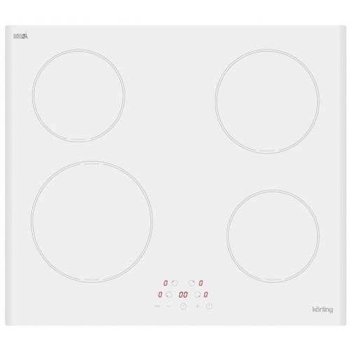 Индукционная варочная панель Korting HI 64013 BW (белый) 