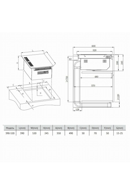 Индукционная варочная панель Korting HIBH 40980 NB (черный) 3