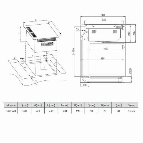 Индукционная варочная панель Korting HIBH 40980 NB (черный) 3