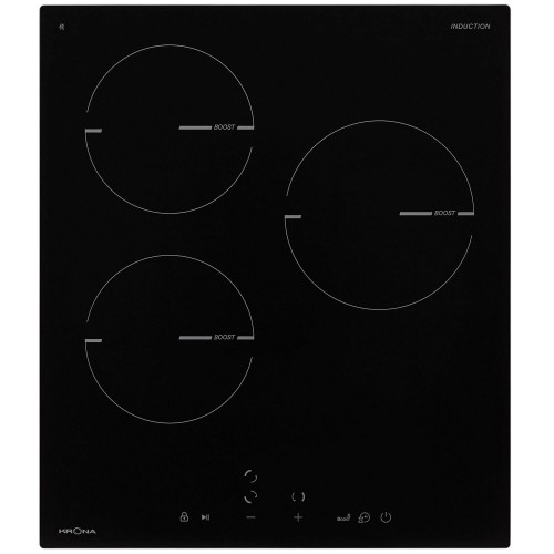 Индукционная варочная панель Krona MAGIER 45 BL 3BTK (черный) 