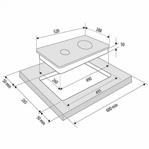 Индукционная варочная панель Krona VENTO 30 BL V1 (черный) 4