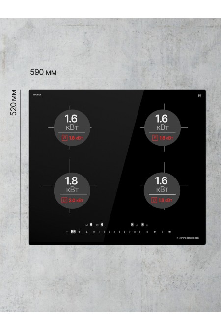 Индукционная варочная панель Kuppersberg ICI 609 (черный) 1