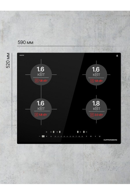 Индукционная варочная панель Kuppersberg ICI 619 (черный) 1