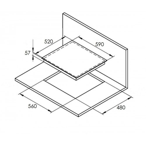 Индукционная варочная панель Kuppersberg ICS 612 (черный) 5