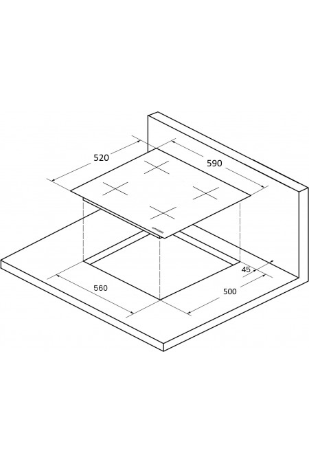 Индукционная варочная панель Kuppersberg ICS 614 (черный) 8