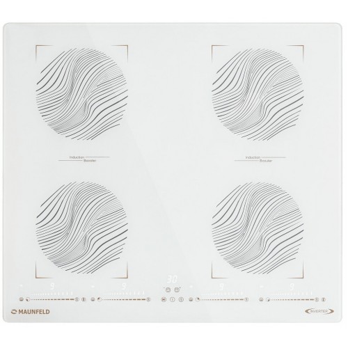 Индукционная варочная панель Maunfeld CVI594SB2WHF Inverter (белый) 