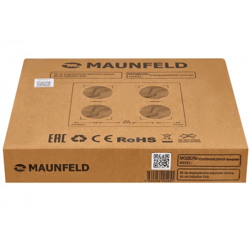 Индукционная варочная панель Maunfeld CVI594SB2WHF Inverter (белый) 7