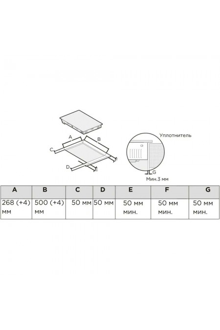 Индукционная варочная панель Midea MIH32103 (черный) 4