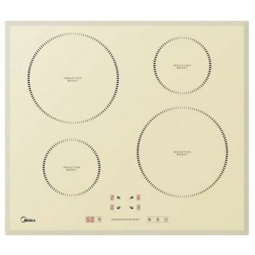 Индукционная варочная панель Midea MIH64721FIV (бежевый) 