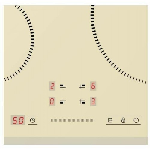 Индукционная варочная панель Midea MIH64721FIV (бежевый) 6