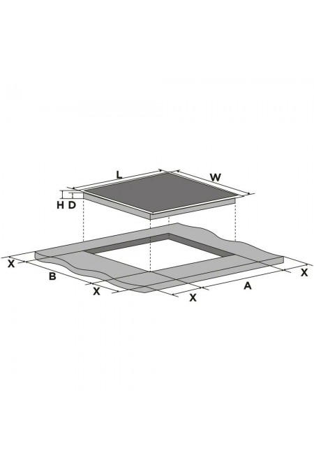Индукционная варочная панель Midea MIH65783F (черный) 3