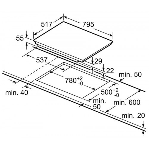 Индукционная варочная панель Siemens EX845LYC1E (черный) 5