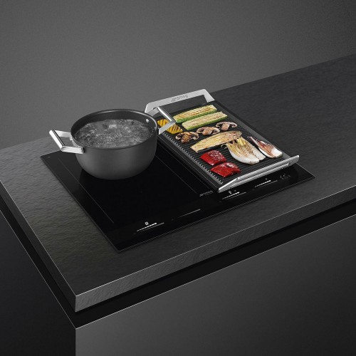 Индукционная варочная панель Smeg SIM1644D (черный) 5