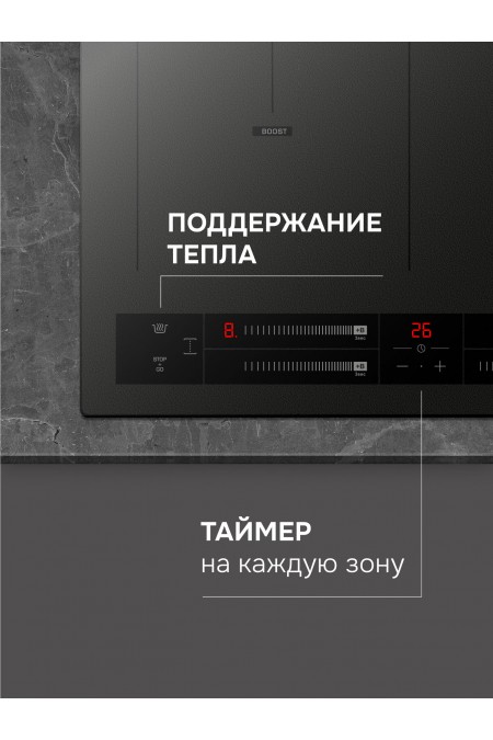 индукционная варочная панель Zigmund Shtain CI 24.4 B (черный) 7