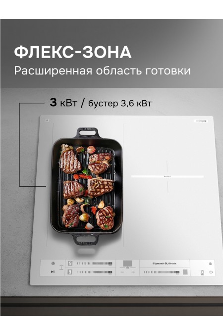 Индукционная варочная панель Zigmund Shtain CI 24.4 W (белый) 3