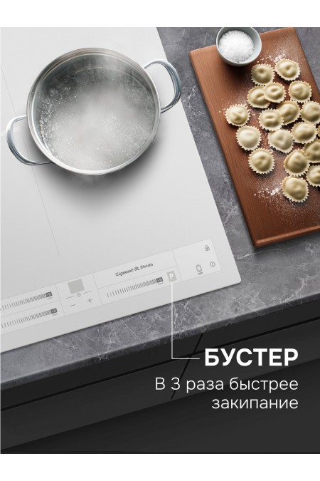 Индукционная варочная панель Zigmund Shtain CI 24.4 W (белый) 6