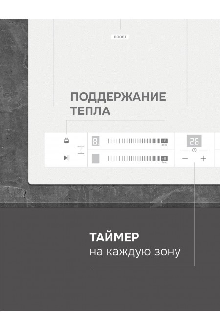 Индукционная варочная панель Zigmund Shtain CI 24.4 W (белый) 8
