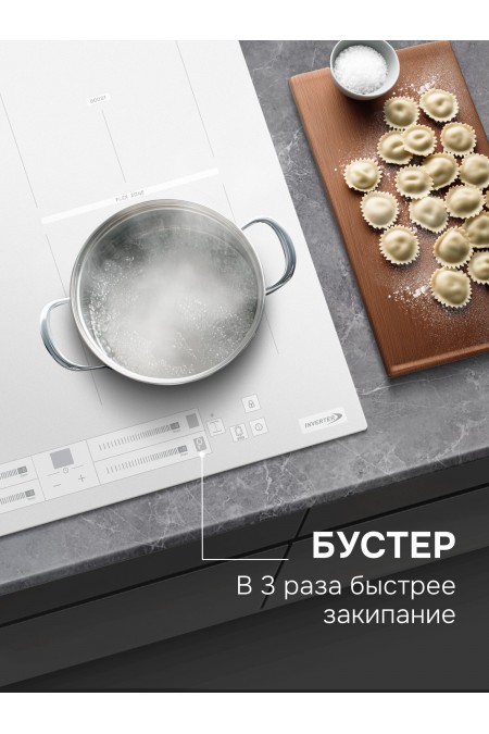 Индукционная варочная панель Zigmund Shtain CI 24.6 W (белый) 4