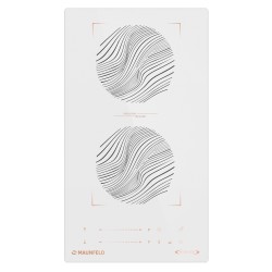 Индукционная варочная поверхность Maunfeld CVI292S2BWHF Inverter (белый)