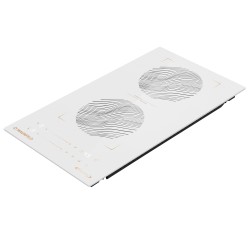 Индукционная варочная поверхность Maunfeld CVI292S2BWHF Inverter (белый)