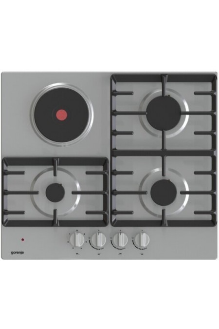 Комбинированная варочная панель Gorenje GE681X (серебристый) 