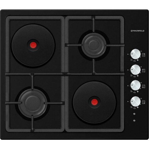 Комбинированная варочная панель MAUNFELD EEHE 64.5EB/KG (черный) 