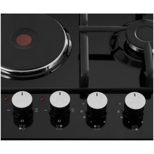 Комбинированная варочная панель MAUNFELD EEHE 64.5EB/KG (черный) 4