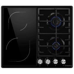 Комбинированная варочная панель Maunfeld EEHE.642VC.3CB/KG (черный)