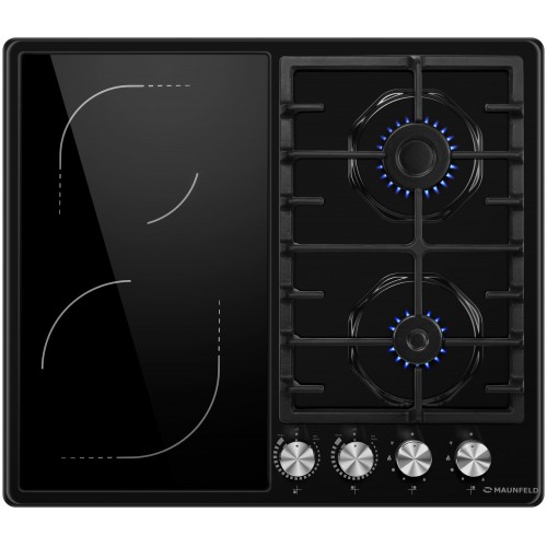 Комбинированная варочная панель Maunfeld EEHE.642VC.3CB/KG (черный) 