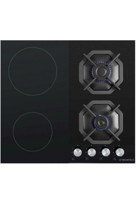 Комбинированная варочная панель MAUNFELD EEHG.642VC.2CB/KG (черный) 