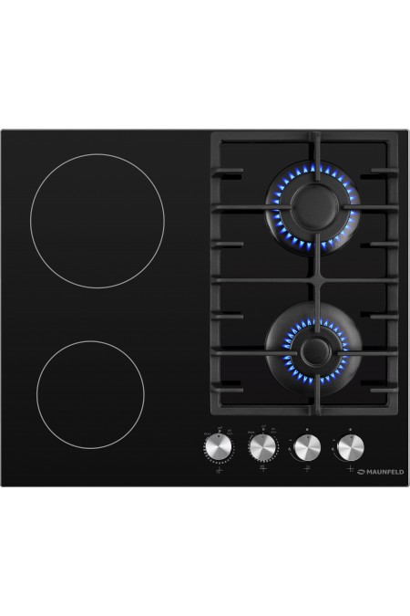 Комбинированная варочная панель MAUNFELD EEHG.642VC.3CB/KG (черный) 2