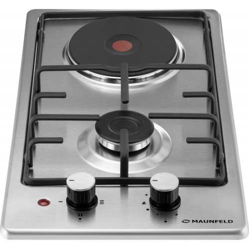 Комбинированная варочная панель MAUNFELD EEHS 32.3ES/KG (серебристый) 1