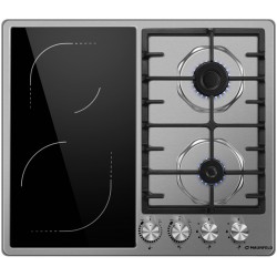 Комбинированная варочная панель Maunfeld EEHS.642VC.3CS/KG (нержавеющая сталь)