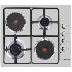 Комбинированная варочная панель MAUNFELD EEHS.64.5ES/KG (серебристый)