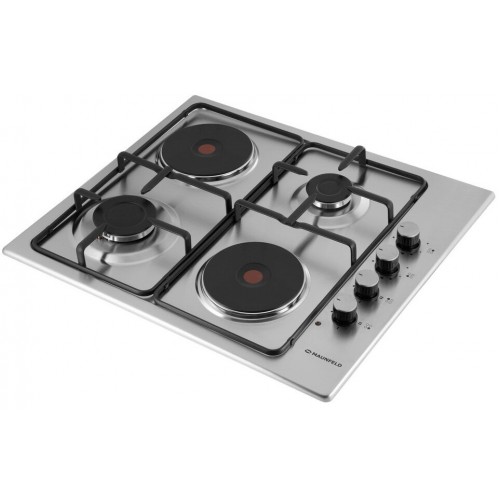 Комбинированная варочная панель MAUNFELD EEHS.64.5ES/KG (серебристый) 2