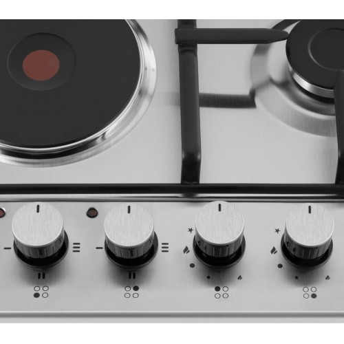 Комбинированная варочная панель MAUNFELD EEHS.64.5ES/KG (серебристый) 4