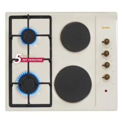 Комбинированная варочная панель SIMFER H60Q22O511 (бежевый)