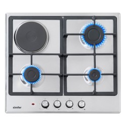 Комбинированная варочная панель Simfer H60V31M516 (серебристый)