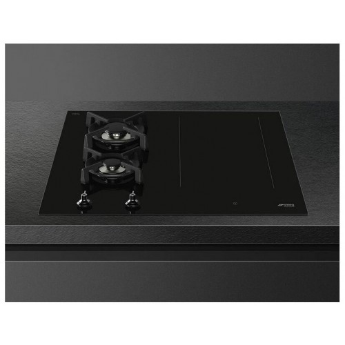 Комбинированная варочная панель Smeg PM3643D (черный) 2