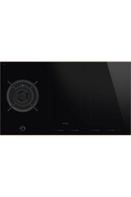 Комбинированная варочная панель Smeg PM6954R (черный) 