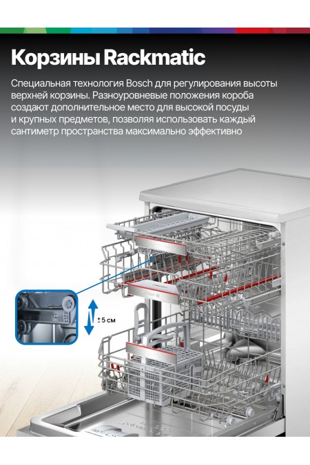 Посудомоечная машина Bosch SMS8ZDW86Q (белый) 4