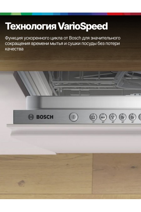 Посудомоечная машина Bosch SMV26AX00Q (белый) 8