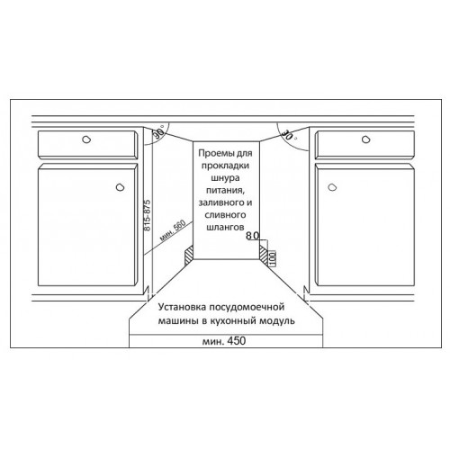 Посудомоечная машина Evelux BD 4095 D (белый) 6