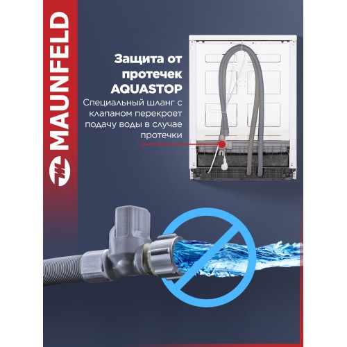 Посудомоечная машина Maunfeld MWF60121W (белый) 6