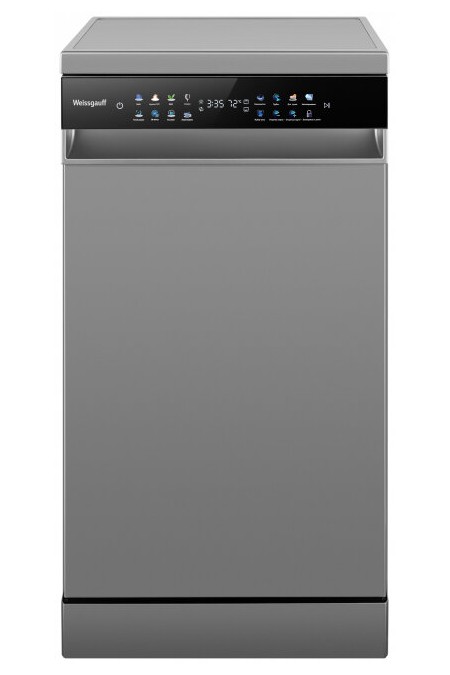 Посудомоечная машина Weissgauff DW 4539 Inverter Touch AutoOpen Inox (серебристый) 1