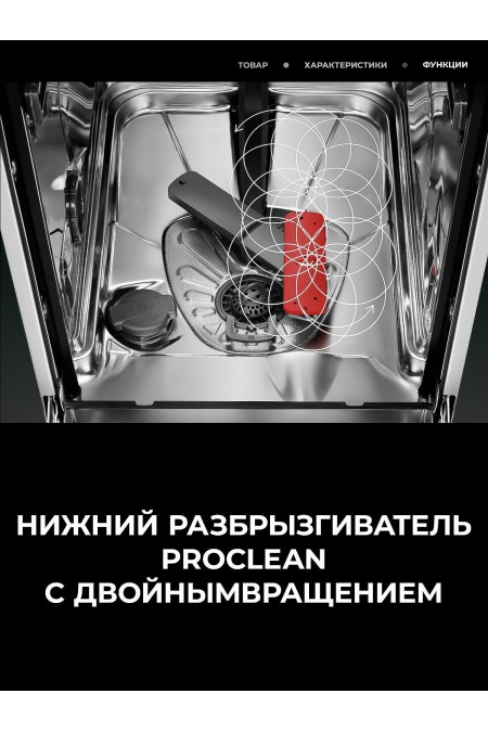 Встраиваемая посудомоечная машина AEG FSE72537P (белый/черный) 7