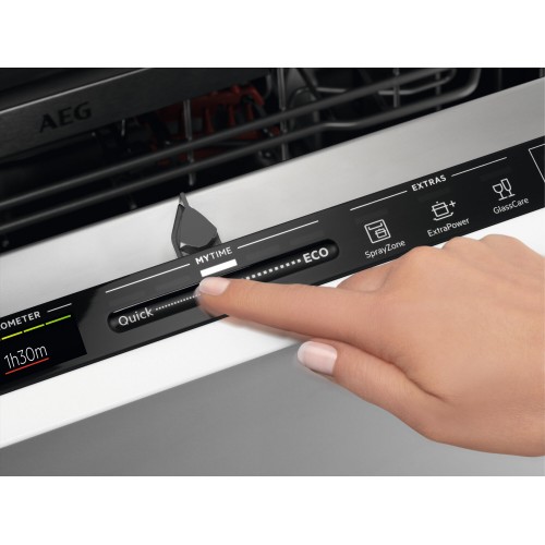 Встраиваемая посудомоечная машина AEG FSE73527P (черный) 4