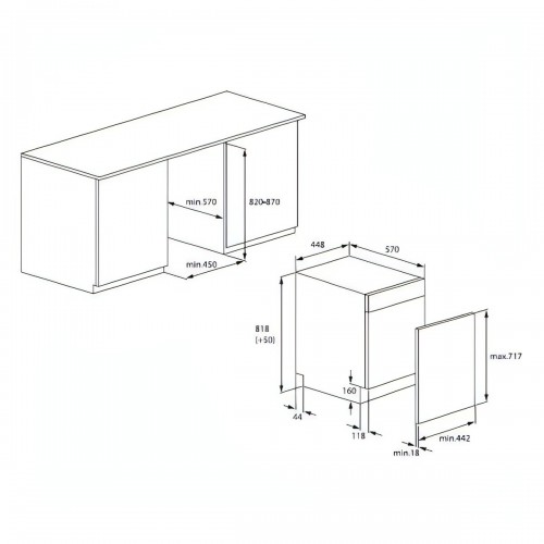 Встраиваемая посудомоечная машина Beko BDIS15021 (белый) 5
