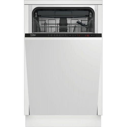 Встраиваемая посудомоечная машина BEKO BDIS1W861 (черный/белый) 