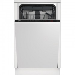 Встраиваемая посудомоечная машина BEKO BDIS1W861 (черный/белый)